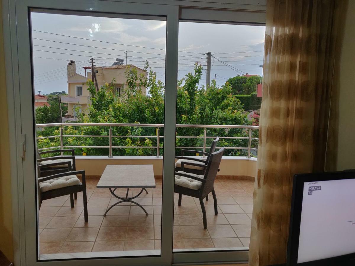 House,1000M From Beach Lagonisi Bagian luar foto